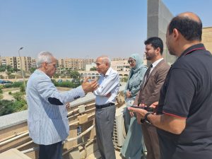 زيارة الحاج عبدالواسع هائل الى بنك الخير